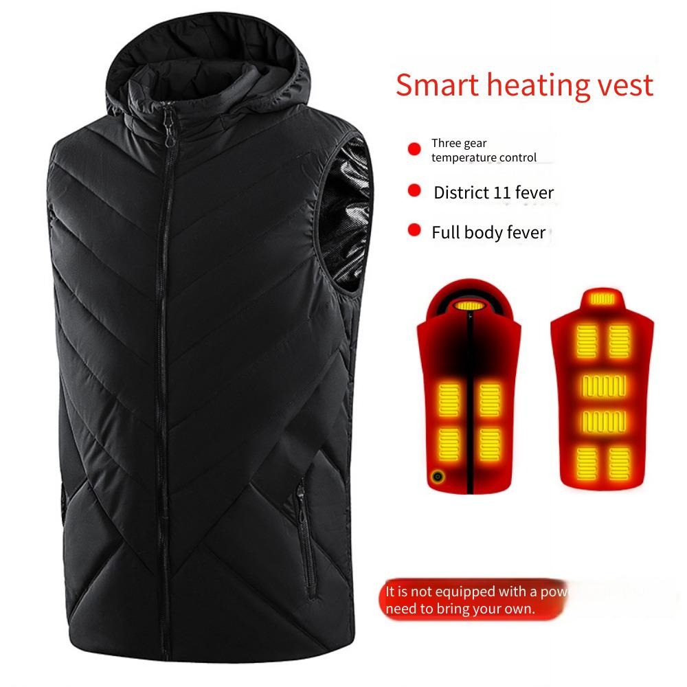 Heated Vest Battery - 2025年新型USB電熱ベスト 男女兼用、グラフェンスマート加熱ジャケット、充電式バッテリー温熱ベスト、冬用保温服