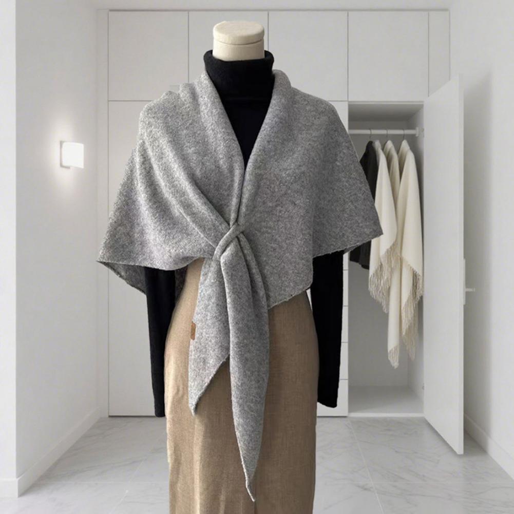 Wool Scarf Men - 女性ショールスカーフ女性ショール女性ニットショールスカーフソフト暖かいカーディガンケープ冬ウールカシミヤラップテクスチャショルダー