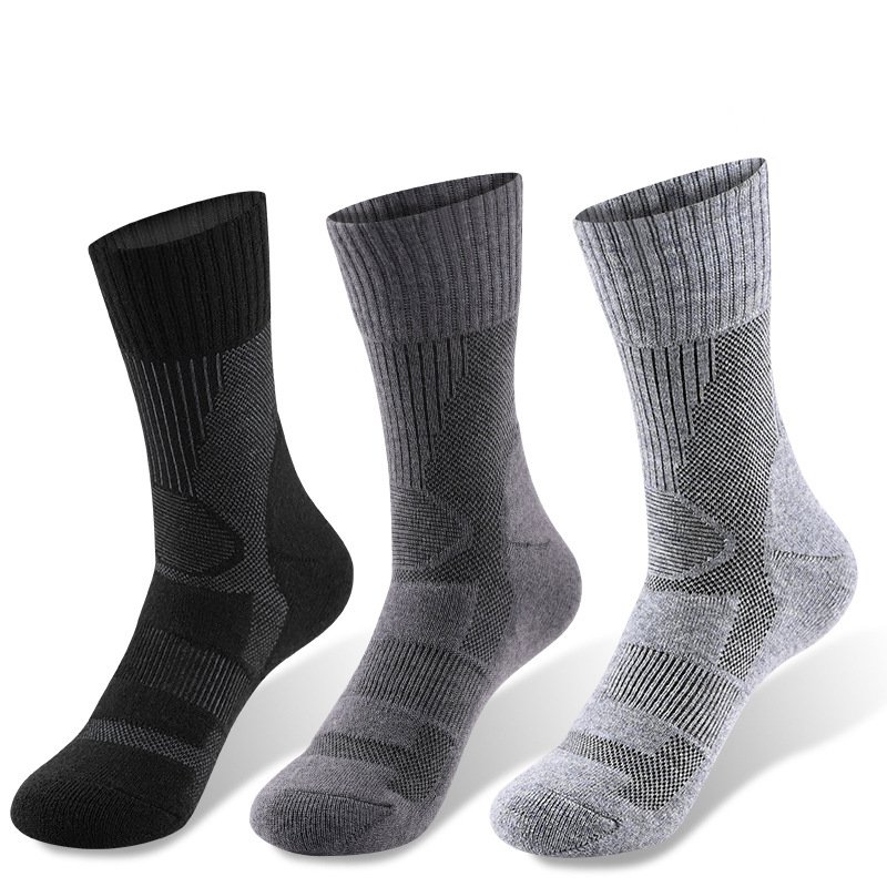 Thermal Sock Wool - 1 ペアメリノウール靴下冬の靴下男性女性厚い登山ハイキング靴下キャンプ熱靴下暖かいスポーツ靴下