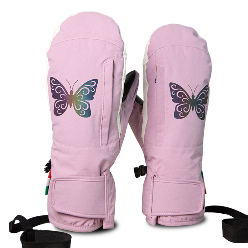 Snow Glove Insulated - 冬防水暖かい女性雪手袋屋外スポーツマウンテンマンスキーミトンバイク絶縁スノーボードミット