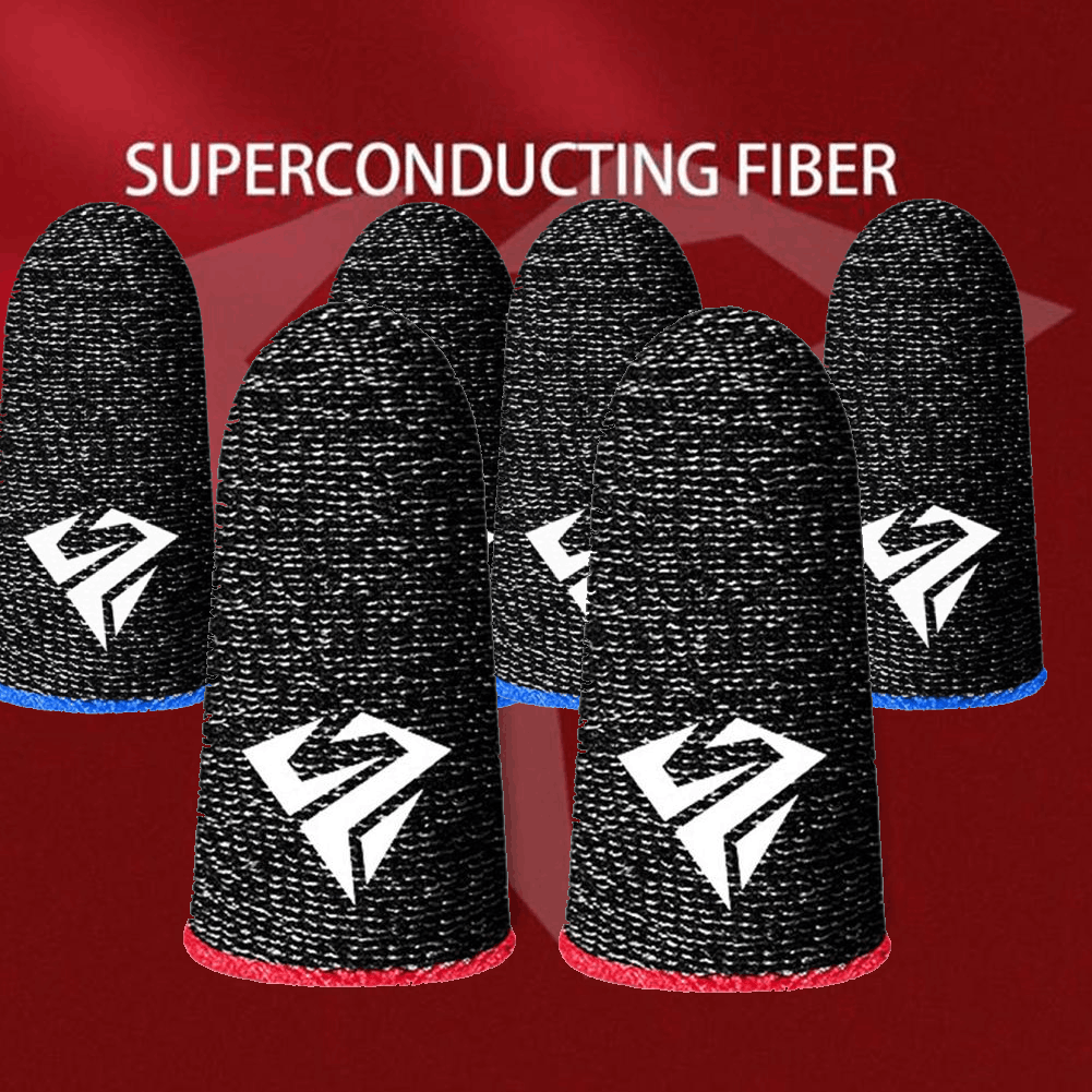 Touch Screen Gloves - 2/20 個ゲーミング指先手袋超導電性繊維超薄型通気性汗防止タッチスクリーンゲーミングフィンガースリーブ