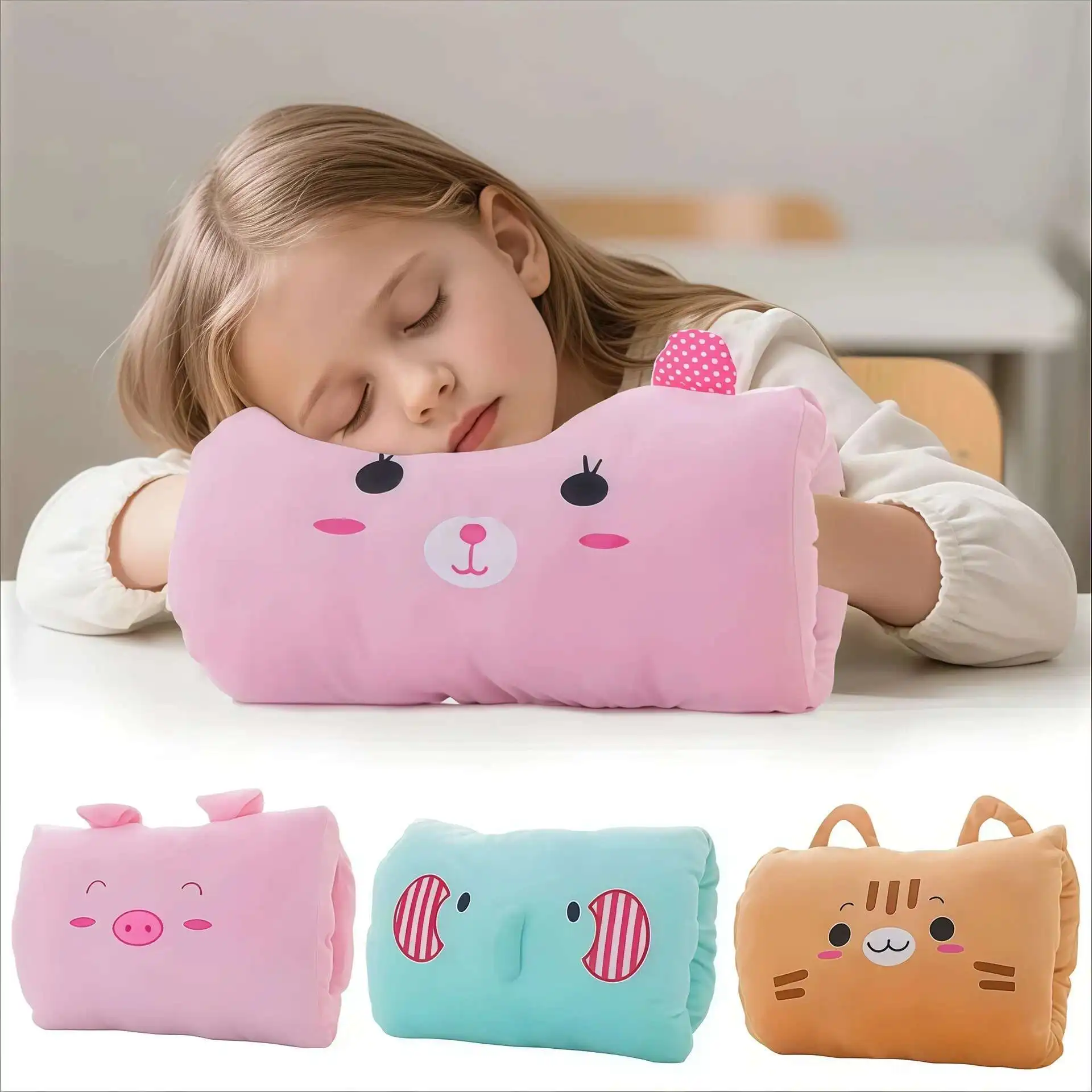 Hand Warmer Electric - 子供用のかわいいギフト漫画ぬいぐるみアームピローハンドウォーマー昼寝用ハンドピロー子供用ギフト非電気玩具スホ旅行必需品