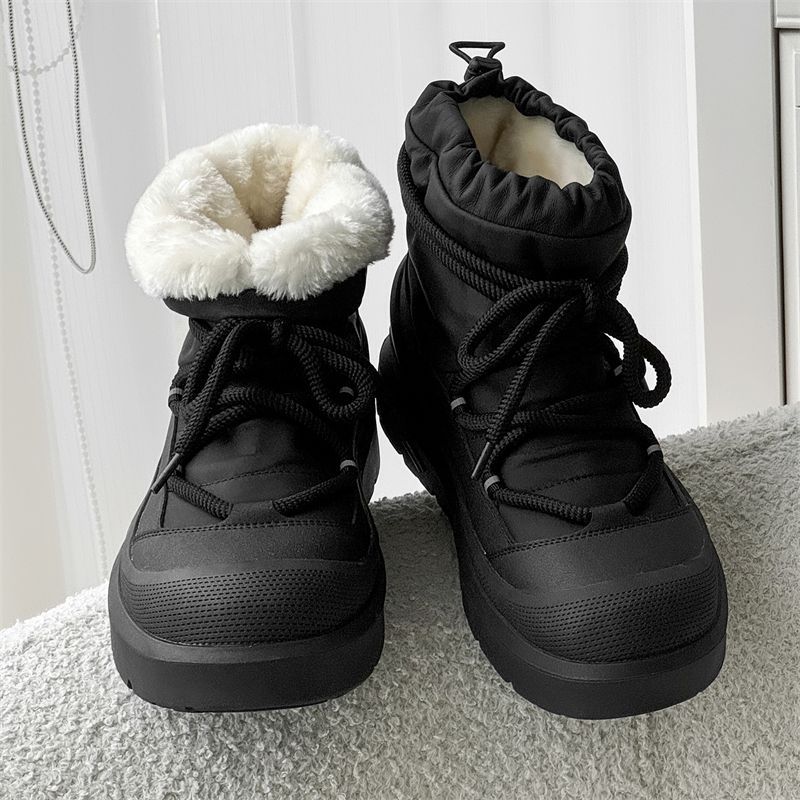 Waterproof Winter Boot - デザイナー新作メンズスノーブーツ冬用ハイカットアンクルブーツ屋外用滑り止め防水カジュアルコットンシューズプラッシュウォームワークブーツ