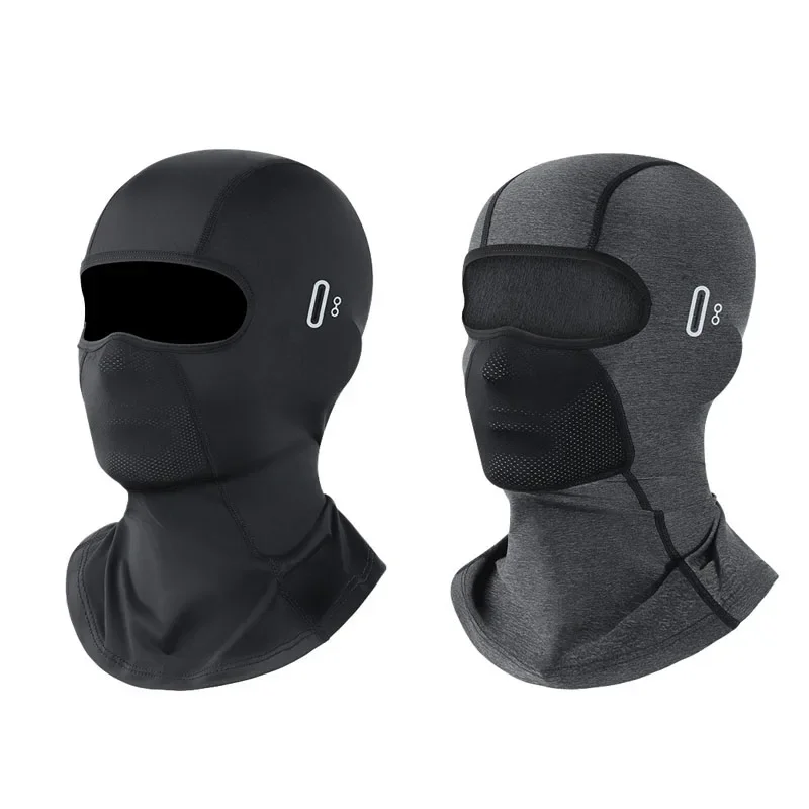 Balaclava Ski Mask - オートバイバラクラバ夏 UV 保護メガネ顔通気性穴男性女性速乾性モーターサイクリスト冬暖かいスキーマスク