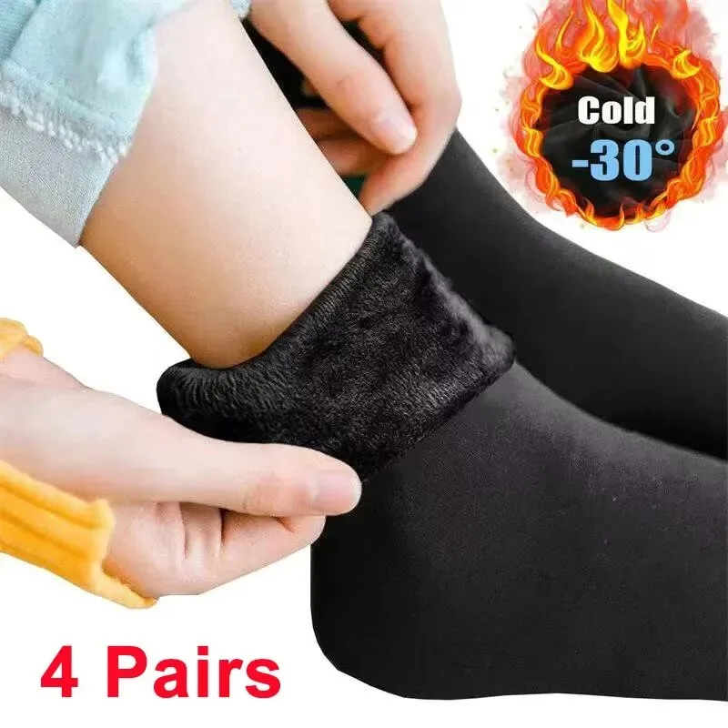 Thermal Sock Wool - 女性の冬の靴下 Hermal カシミヤウールの靴下暖かい厚みのあるサーマルスノーブーツフロアソックス
