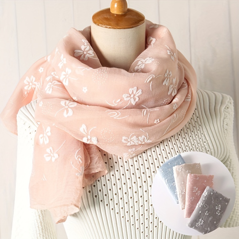 Shawl Wrap Winter - 2023 スペインブランド春の女性のスカーフファッションソフト薄いロングシルクスカーフ綿冬ショール女性パシュミナバンダナスカーフヒジャーブ