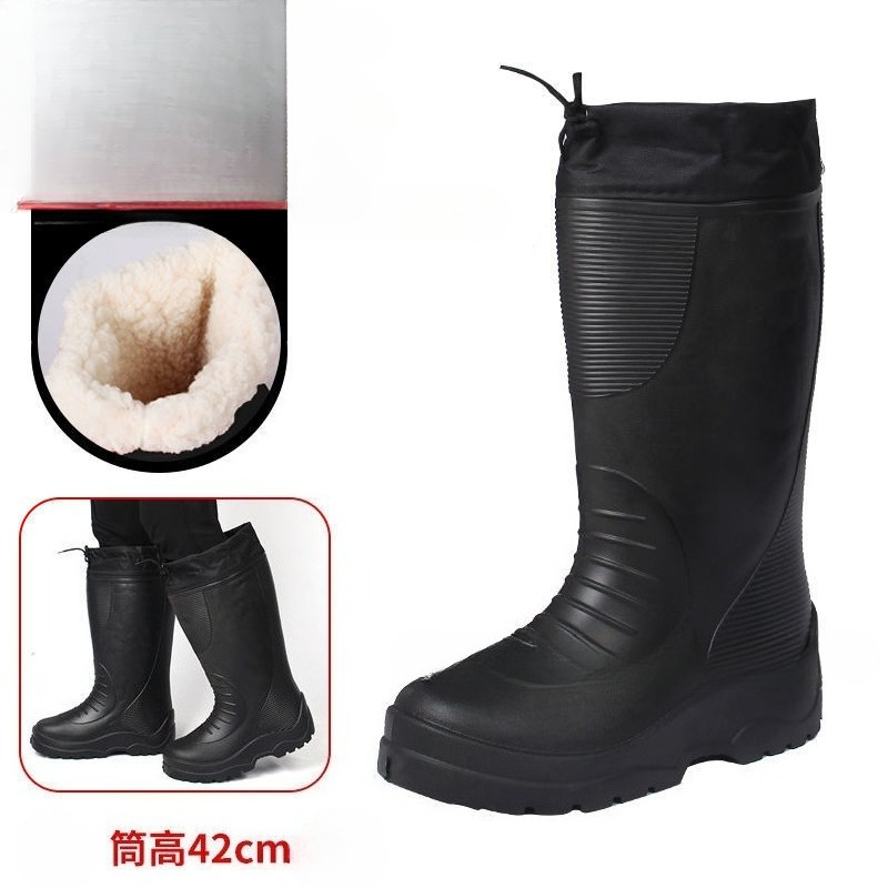 Waterproof Winter Boot - メンズ レディース ハイエンド レインブーツ クローズド 防雨防水