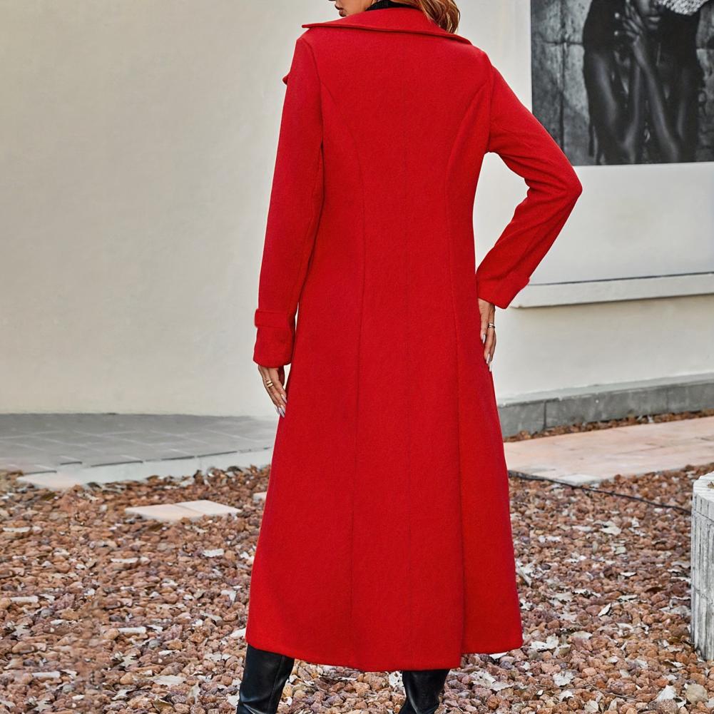 レディース ロング ウール コート ダブルブレスト ピーコー - Wool Coat Peacoat のレビューと価格
