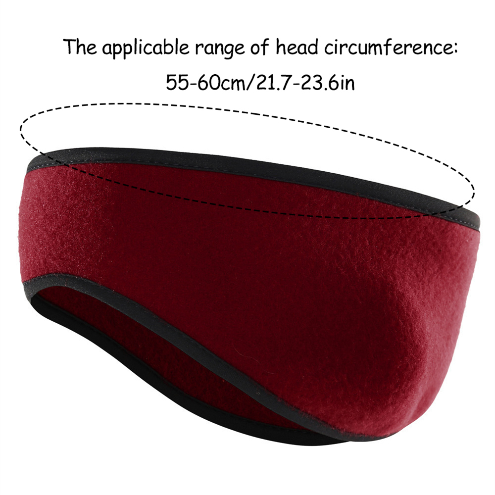 1 個冬用フリースイヤーマフ寒い天候用イヤーウォーマーカバー - Fleece Ear Warmer Band のレビューと価格