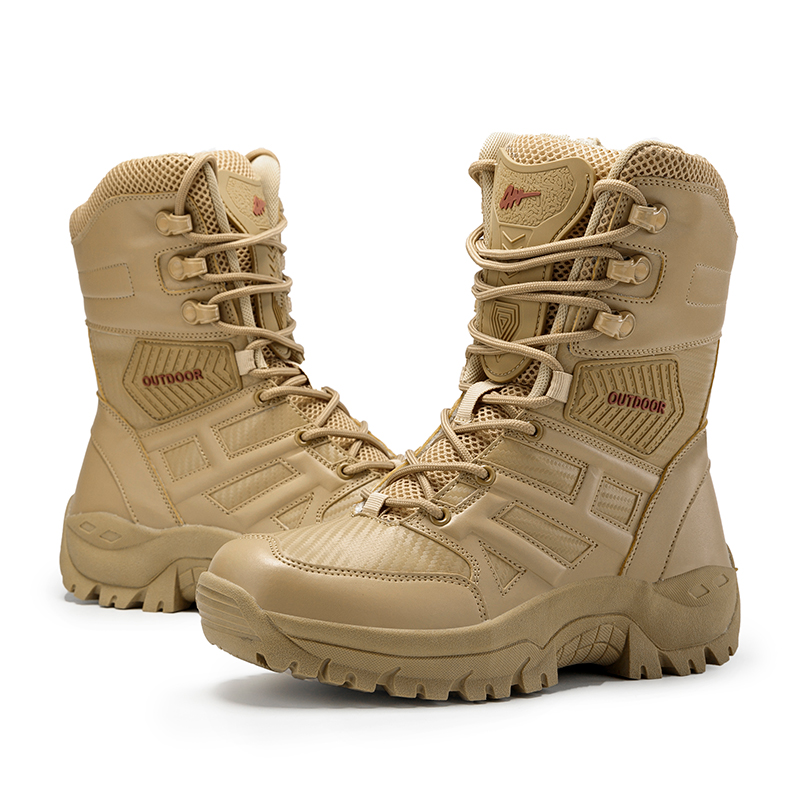 戦術的な軍用ブーツ大サイズ防水通気性フィールドブーツ戦術バッ - Waterproof Winter Boot のレビューと価格