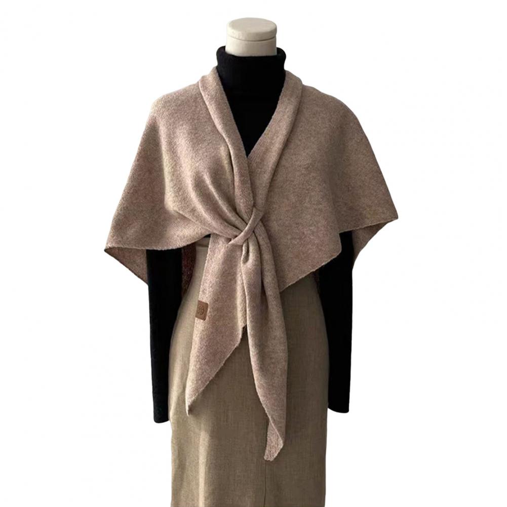 女性ショールスカーフ女性ショール女性ニットショールスカーフソ - Wool Scarf Men のレビューと価格
