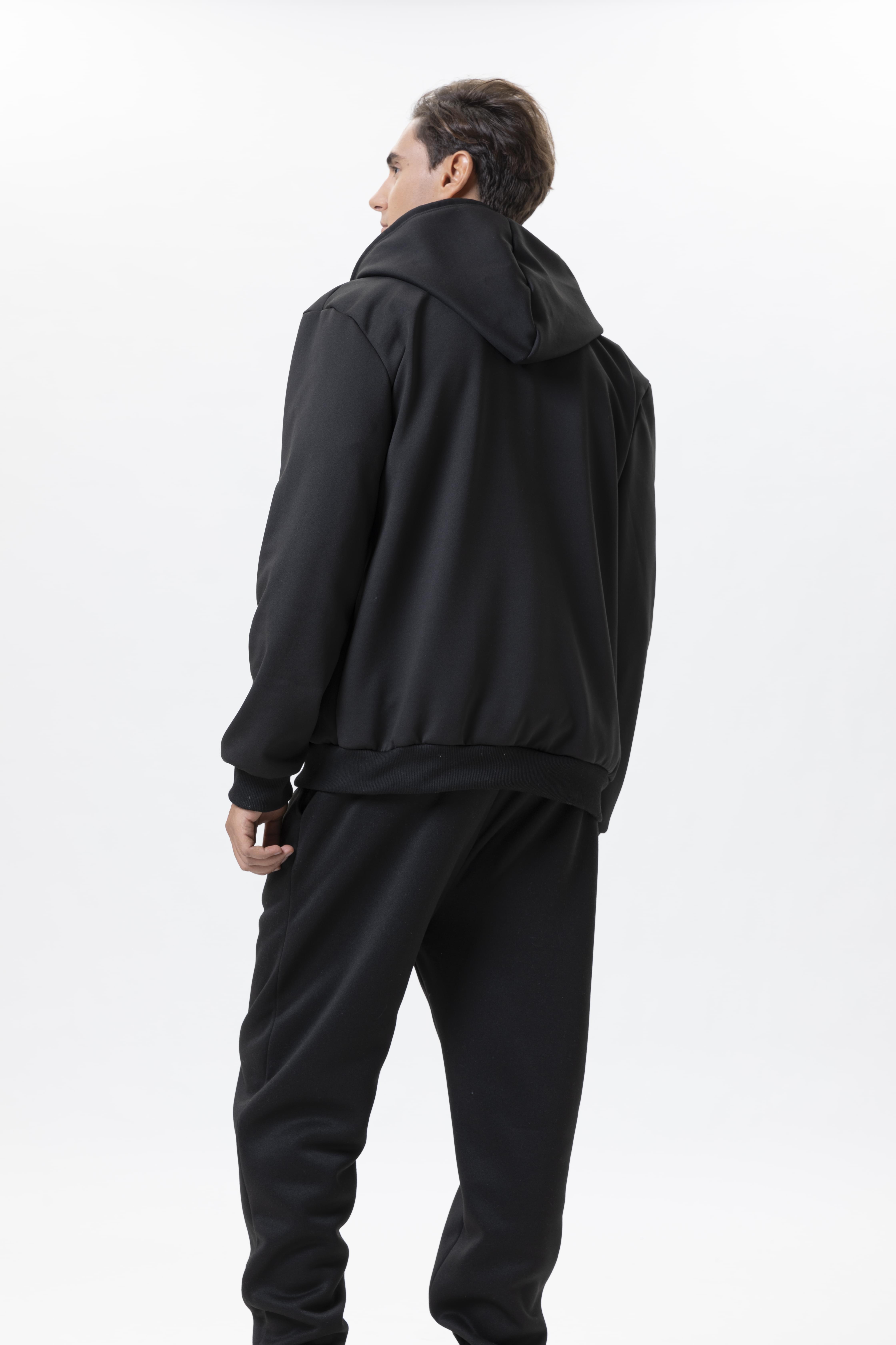 メンズ冬用2ピースセット 厚手フリース 暖かいサーマルカジュ - Sherpa Hoodie Fleece のレビューと価格