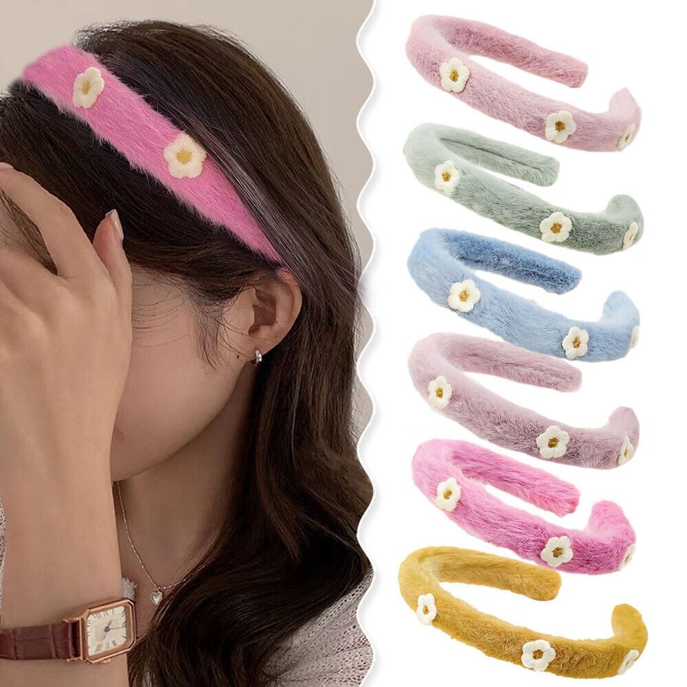 毛皮のような形のヘッドバンド,柔らかい花のヘッドバンド,無地 - Winter Headband Fleece のレビューと価格