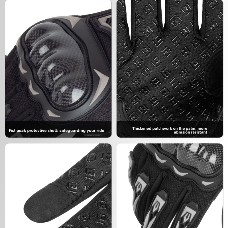 新しいハイエンド冬防水オートバイ手袋男性女性春秋モトクロスバ - Touch Screen Gloves のレビューと価格