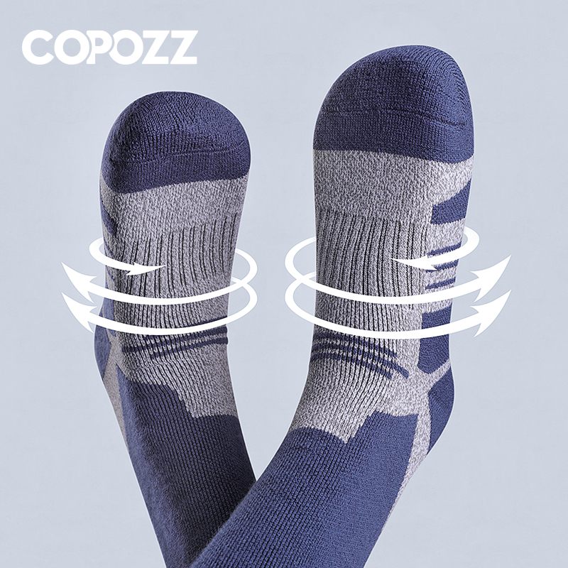 COPOZZ 冬男性女性サーマルスキーソックス暖かいウールサ - Thermal Sock Wool のレビューと価格