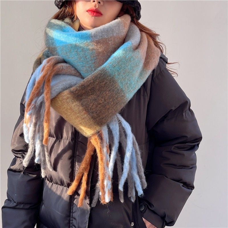 2025新しい冬厚く暖かいスカーフ女性カシミヤショールとラッ - Cashmere Pashmina Wrap のレビューと価格