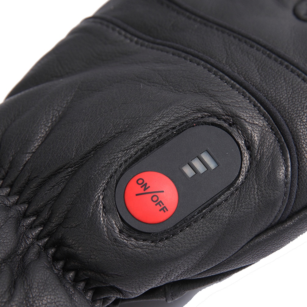 加熱された革手袋男性女性冬防水タッチスクリーン熱電気ハンドウ - Hand Warmer Electric のレビューと価格