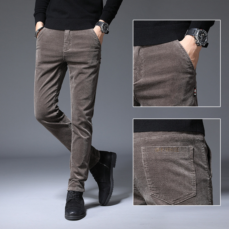 オープンクロッチメンズ秋冬フリース裏地付きコーデュロイパンツ - Corduroy Pant Warm のレビューと価格