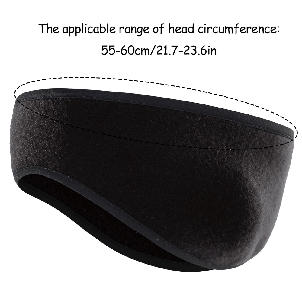 1PC 冬用フリースイヤーマフ寒い天候用イヤーウォーマーカバ - Fleece Ear Warmer Band のレビューと価格