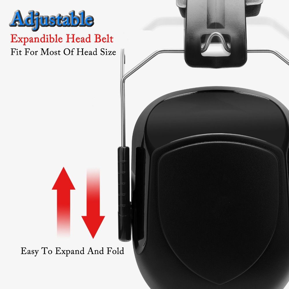 SNR-34dB 調整可能なヘッドイヤーマフ ノイズリダクシ - Earmuffs Foldable のレビューと価格