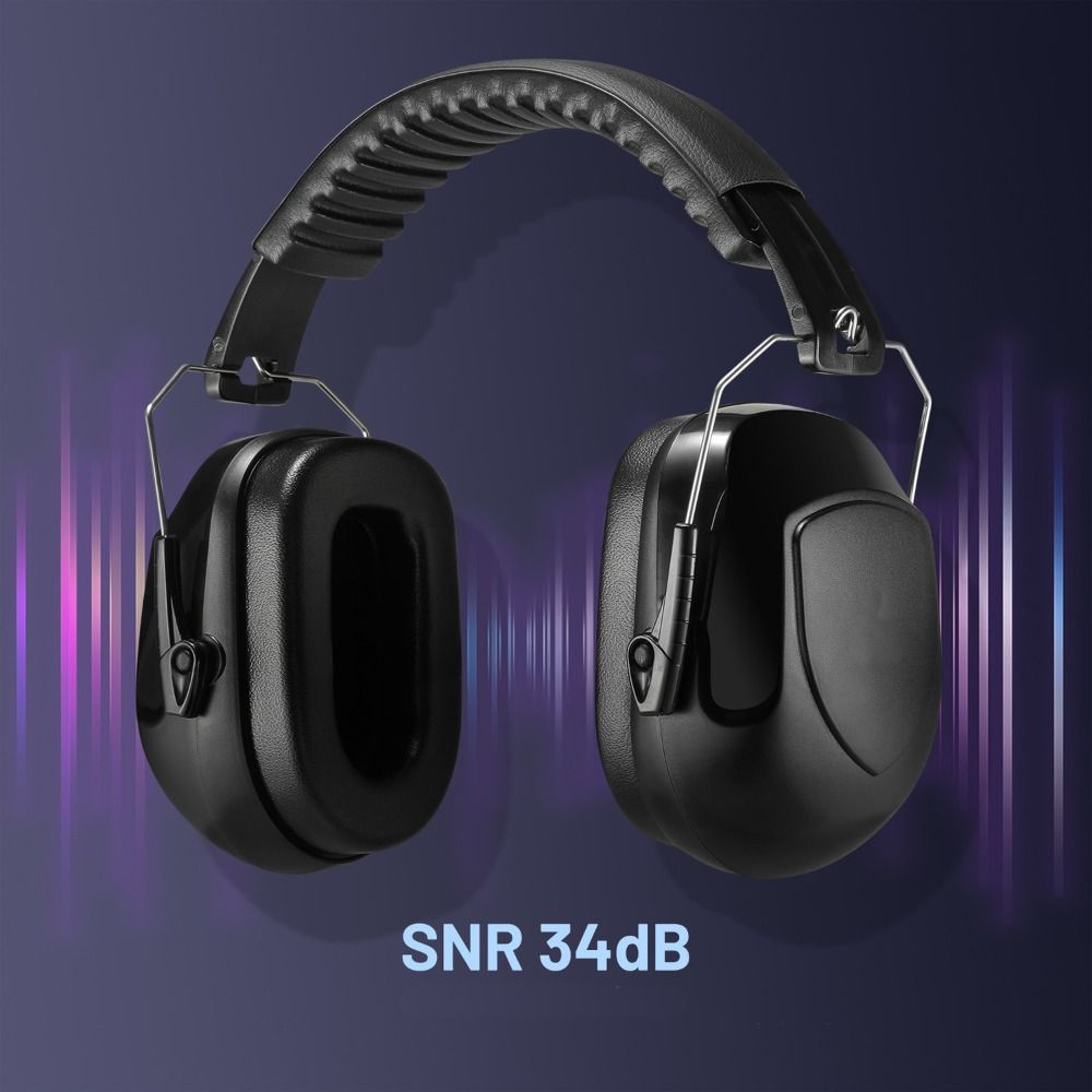 SNR-34dB 調整可能なヘッドイヤーマフ ノイズリダクシ - Earmuffs Foldable のレビューと価格