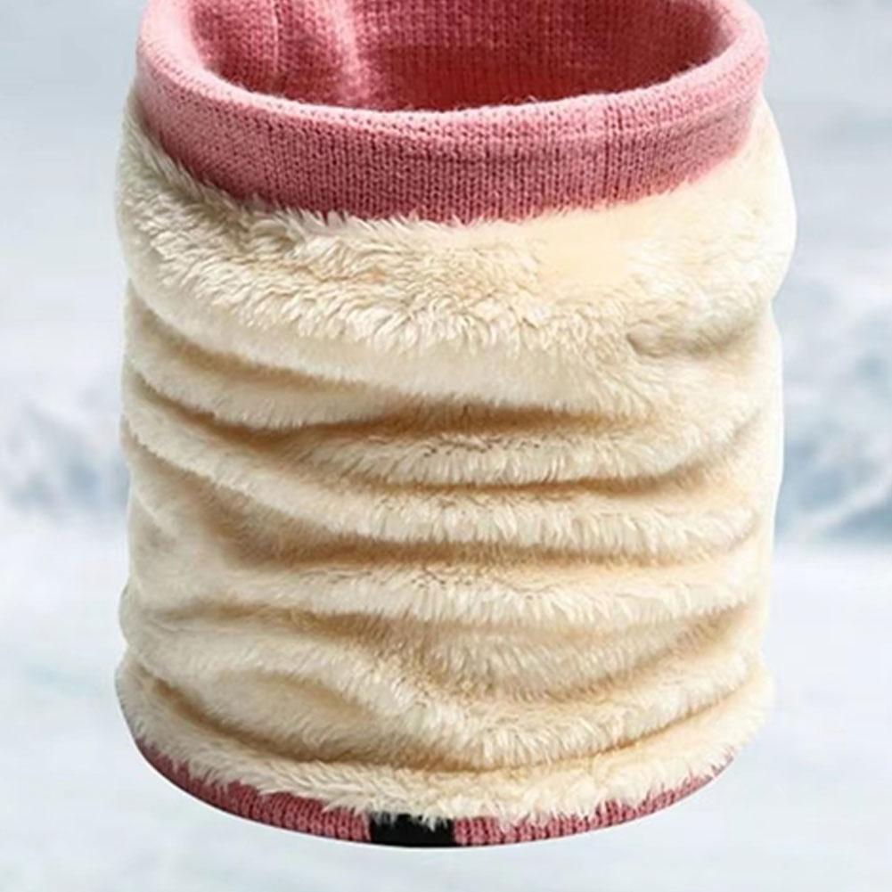 冬用厚手ニットマフラー、女性用ウール混紡フリースリングバンダ - Winter Headband Fleece のレビューと価格