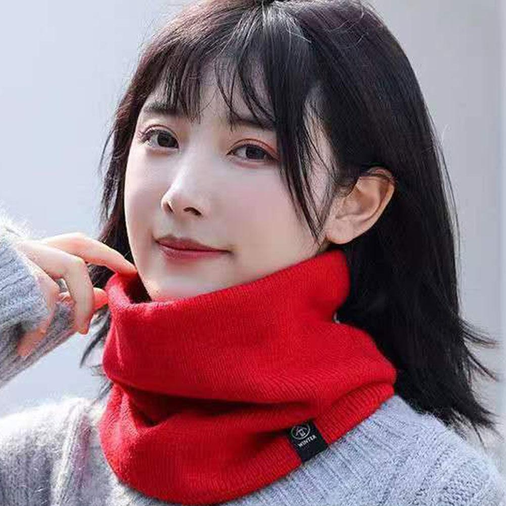 冬用厚手ニットマフラー、女性用ウール混紡フリースリングバンダ - Winter Headband Fleece のレビューと価格