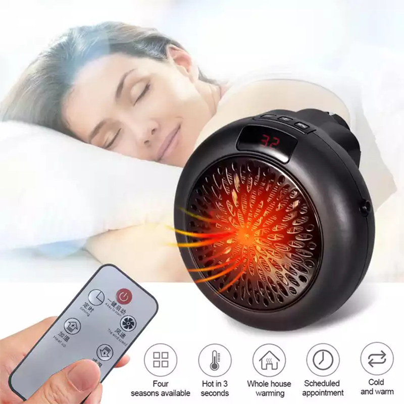 電気スペースヒーター,ミニプラグイン,調整可能なサーモスタッ - Hand Warmer Electric のレビューと価格
