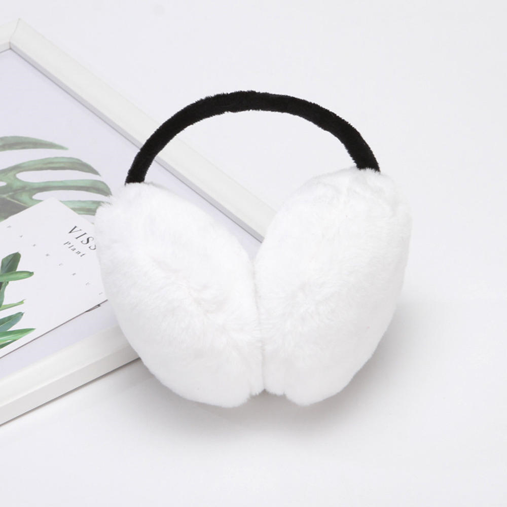 男性と女性のためのふわふわのフェイクファーイヤーマフ、折りた - Earmuffs Foldable のレビューと価格