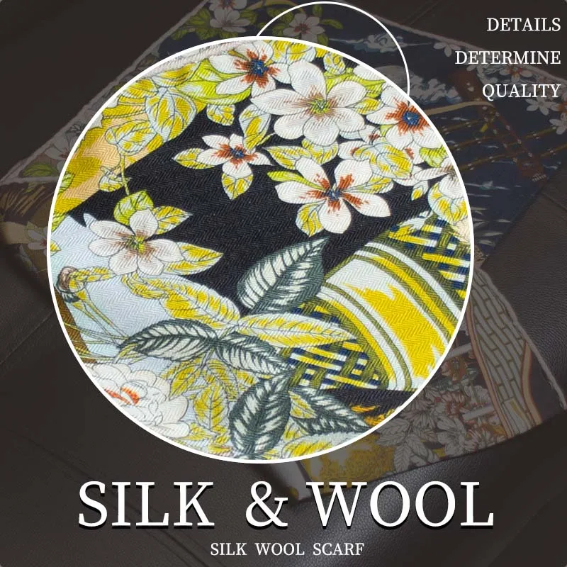 両面暖かい正方形スカーフ女性用 65x65cm 30% シル - Shawl Wrap Winter のレビューと価格