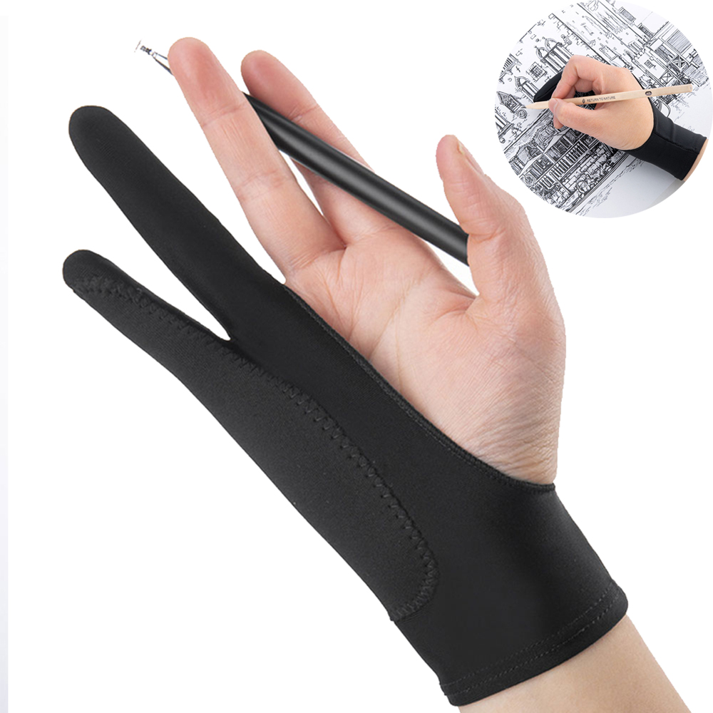 1PC 2 指手描き手袋油絵画材アンチタッチタブレットデジタ - Touch Screen Gloves のレビューと価格