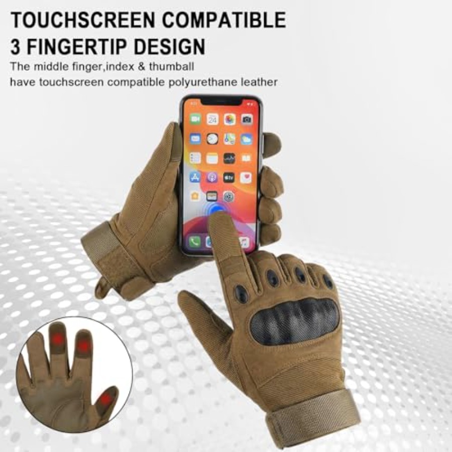 男性用ユーティリティグローブ、タッチスクリーン対応パームパッ - Touch Screen Gloves のレビューと価格