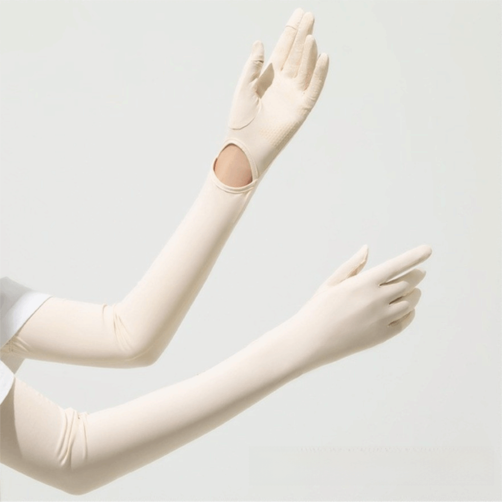 快適な UV 保護日焼け止め手袋ロンググローブアイスシルクア - Touch Screen Gloves のレビューと価格