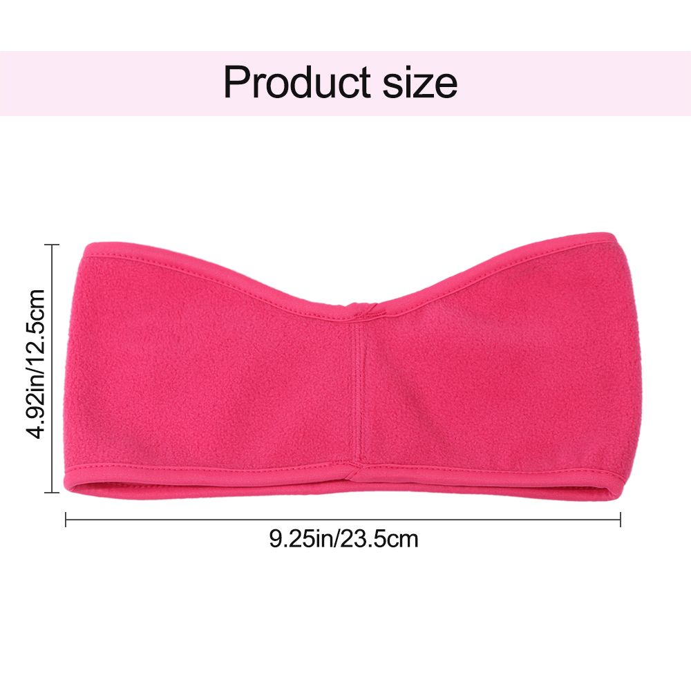 1 個ヘアバンド女性女の子フリース耳カバーイヤーマフヘッドバ - Fleece Ear Warmer Band のレビューと価格