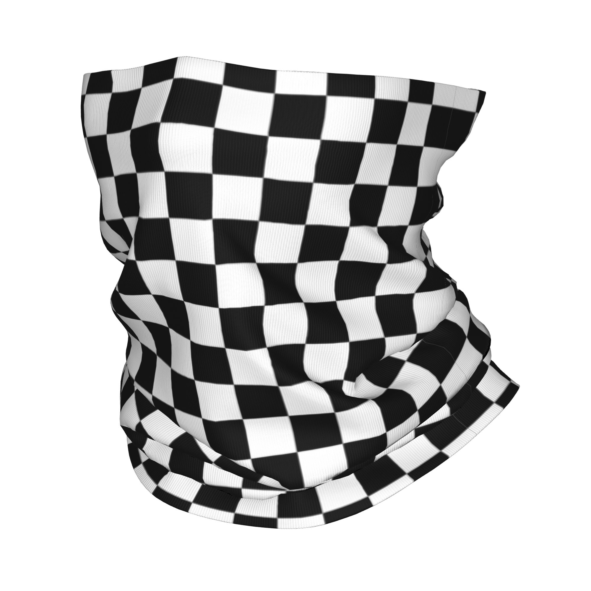 カスタムレーシングチェック柄モーターネックゲイター男女兼用防 - Neck Gaiter Fleece のレビューと価格