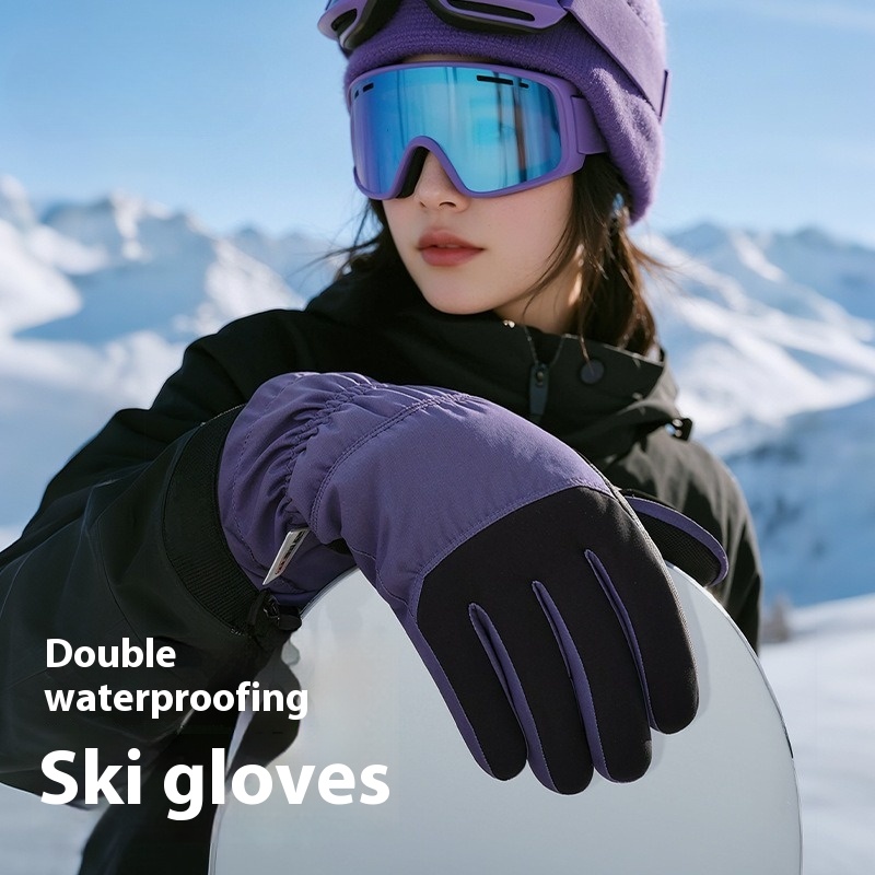 新しい冬用サーマルグローブ スキー サイクリング 防風 防水 - Snow Glove Insulated のレビューと価格