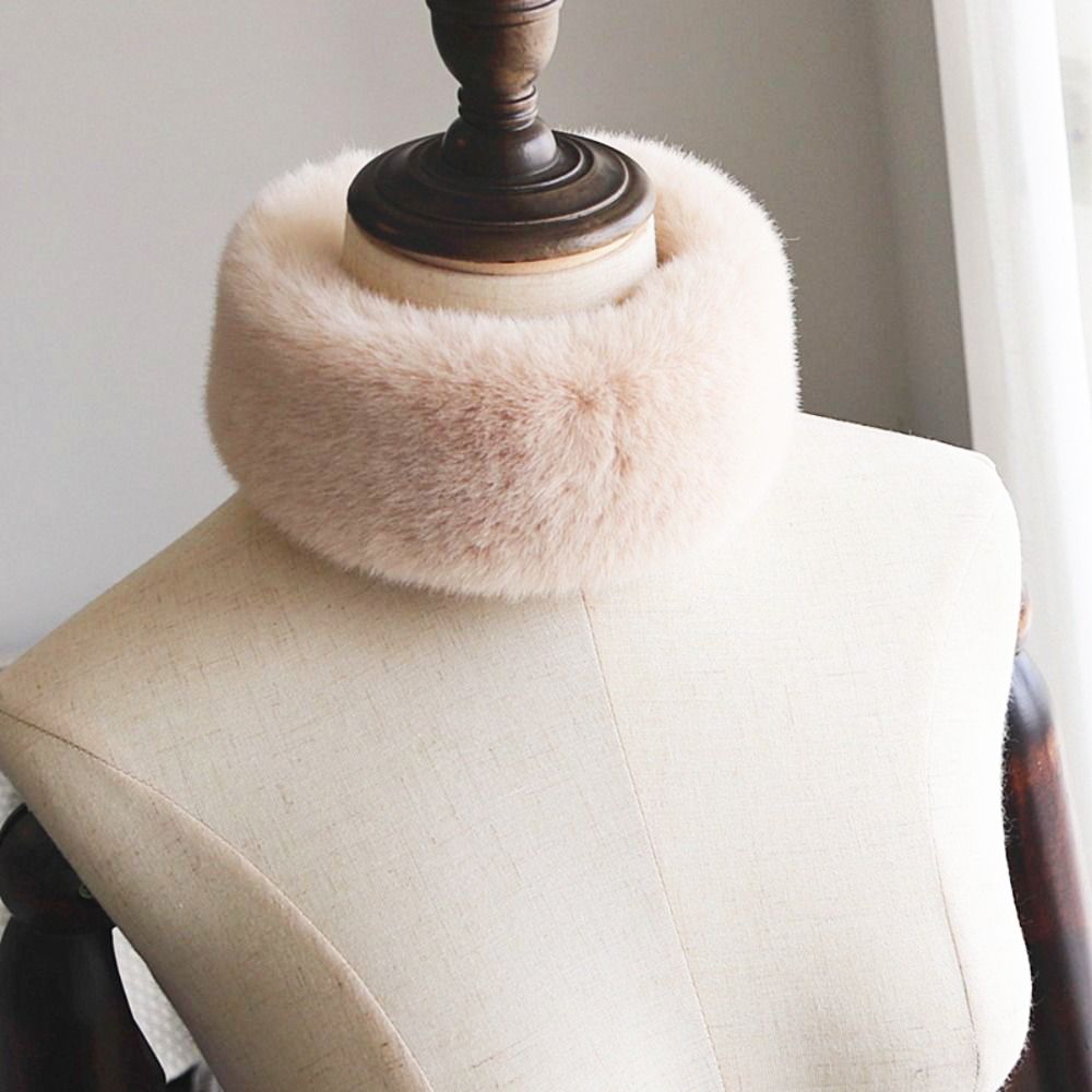 フェイクレザーのファーネックウォーマー,女性用,フェイクファ - Neck Gaiter Fleece のレビューと価格