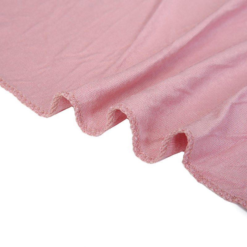 30 色無地固体モーダルジャージーヒジャブ女性の冬の弾性イス - Shawl Wrap Winter のレビューと価格