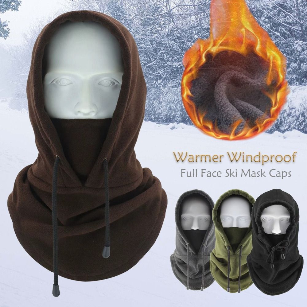 防風フリースバラクラバ、フルフェイススキーマスク、男性用ボン - Balaclava Ski Mask のレビューと価格