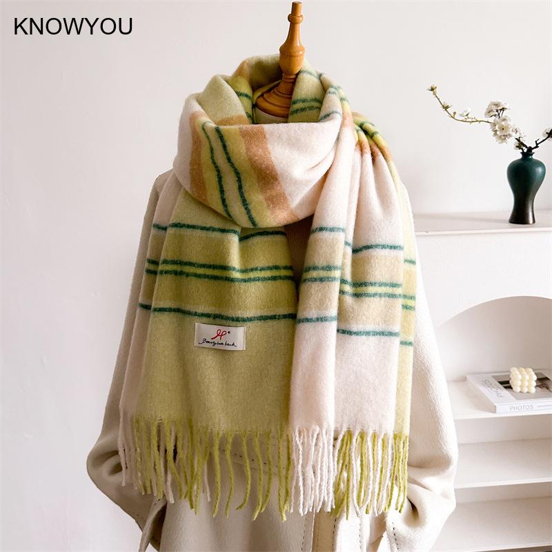2026 冬厚く暖かいスカーフ女性カシミヤショールラップパシ - Cashmere Pashmina Wrap のレビューと価格