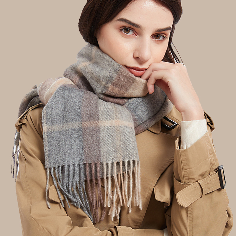 2025 非常に選択された 100% ウール赤スコットランド - Wool Scarf Men のレビューと価格