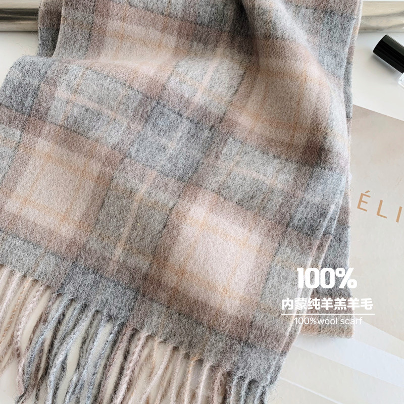 2025 非常に選択された 100% ウール赤スコットランド - Wool Scarf Men のレビューと価格