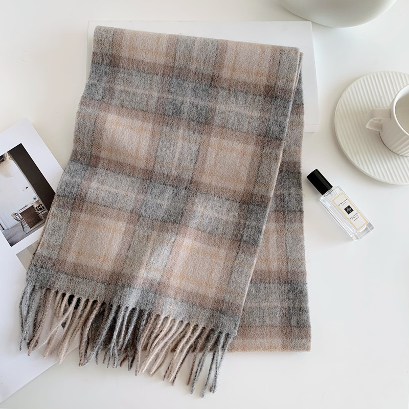 2025 非常に選択された 100% ウール赤スコットランド - Wool Scarf Men のレビューと価格