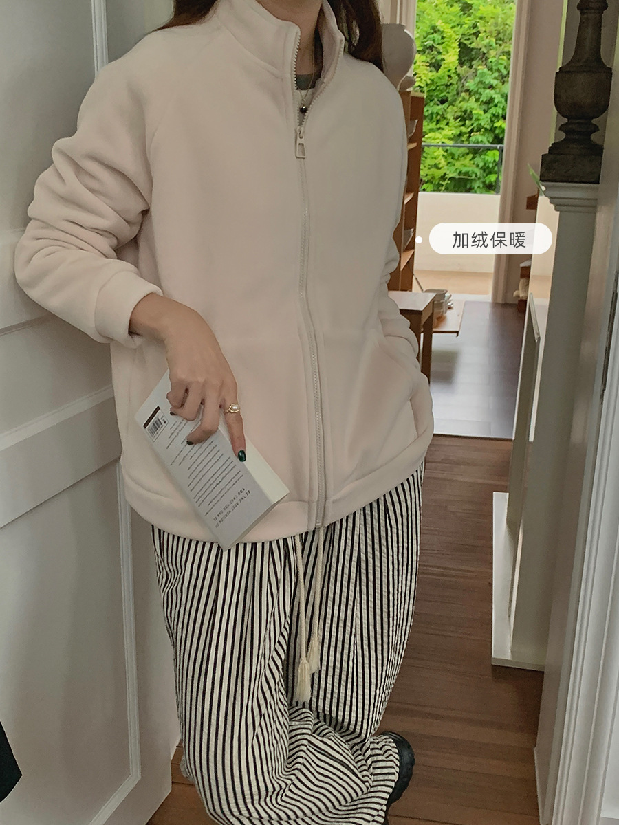 フリース スウェットシャツ 帽子なし レディース パーカー  - Sherpa Hoodie Fleece のレビューと価格