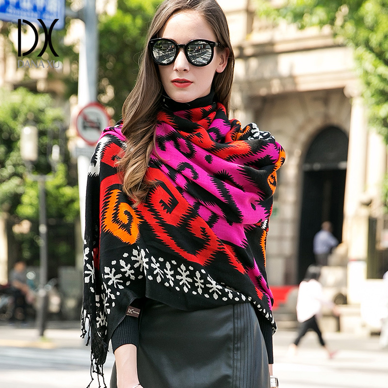 女性のためのファッショナブルなスカーフとショール,大きな暖か - Cashmere Pashmina Wrap のレビューと価格