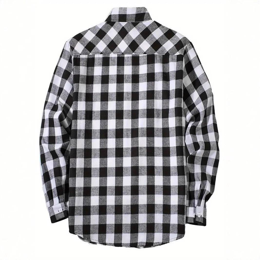 メンズシェルパ裏地付きフランネルシャツジャケット 春シーズン - Flannel Shirt Lined のレビューと価格