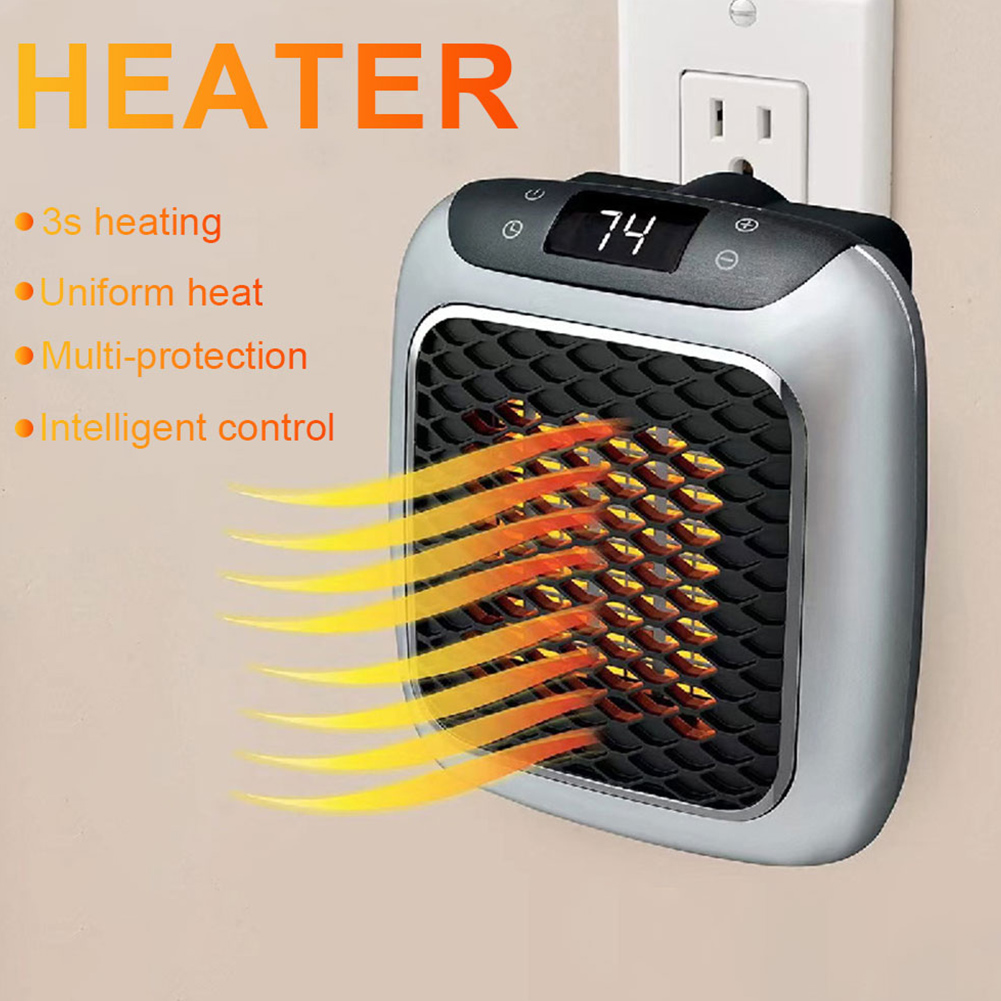 屋内電気ヒーター 800 ワット壁掛けポータブル高速加熱ウォ - Hand Warmer Electric のレビューと価格