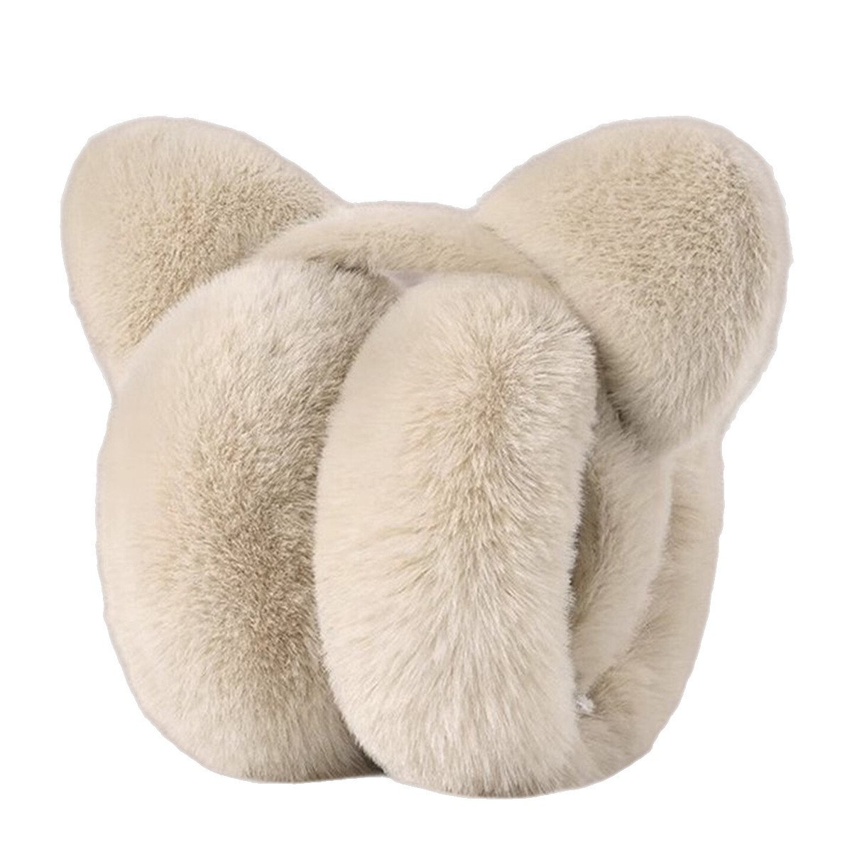猫耳折りたたみ式イヤーマフぬいぐるみ暖かい耳カバーポータブル - Earmuffs Foldable のレビューと価格