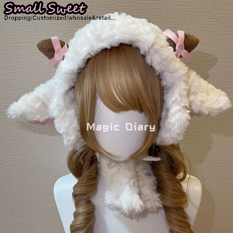女性サブカルチャー Y2K ガールラム耳フリースヘッドバンド - Winter Headband Fleece のレビューと価格