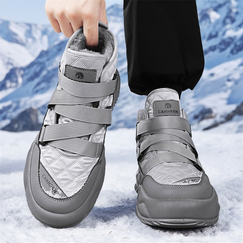 新しい暖かくてファッショナブルなメンズブーツ、ハイカットで厚 - Waterproof Winter Boot のレビューと価格